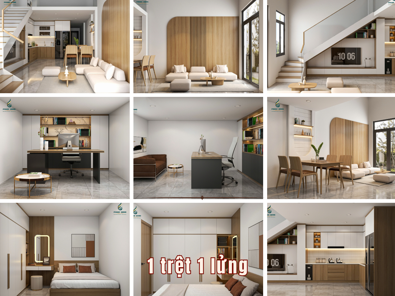 1 trệt 1 lửng Giá 2 Tỷ - Phước Đông New City