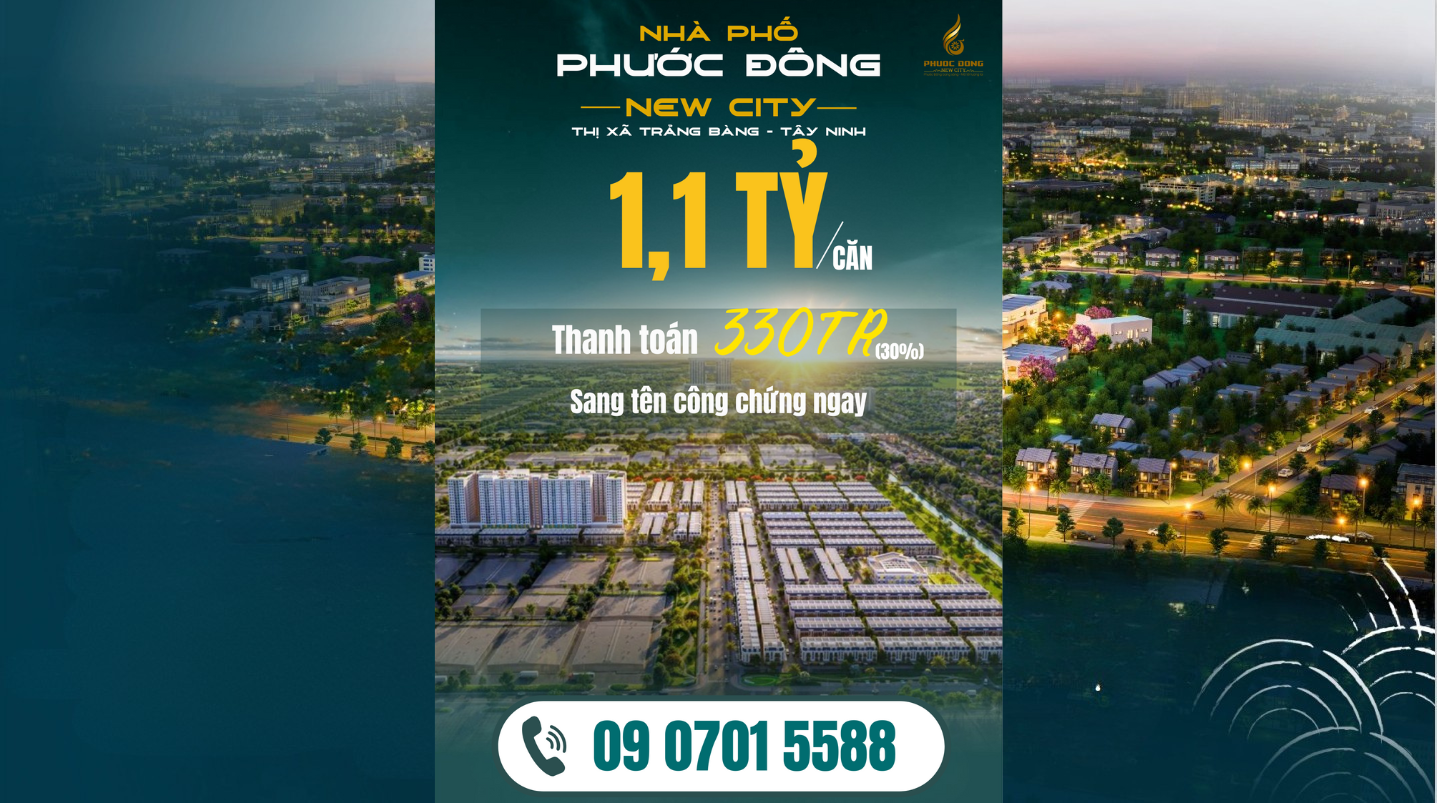 Tổng quan dự án Phước Đông New City