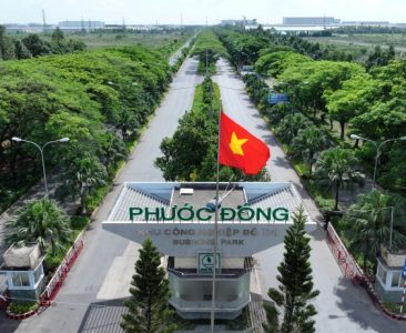 Dự án Phước Đông New City nằm tại trung tâm KCN Phước Đông