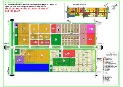 Mặt bằng chi tiết Phước Đông New City