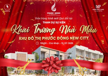 Khai trương nhà mẫu Phước Đông New City