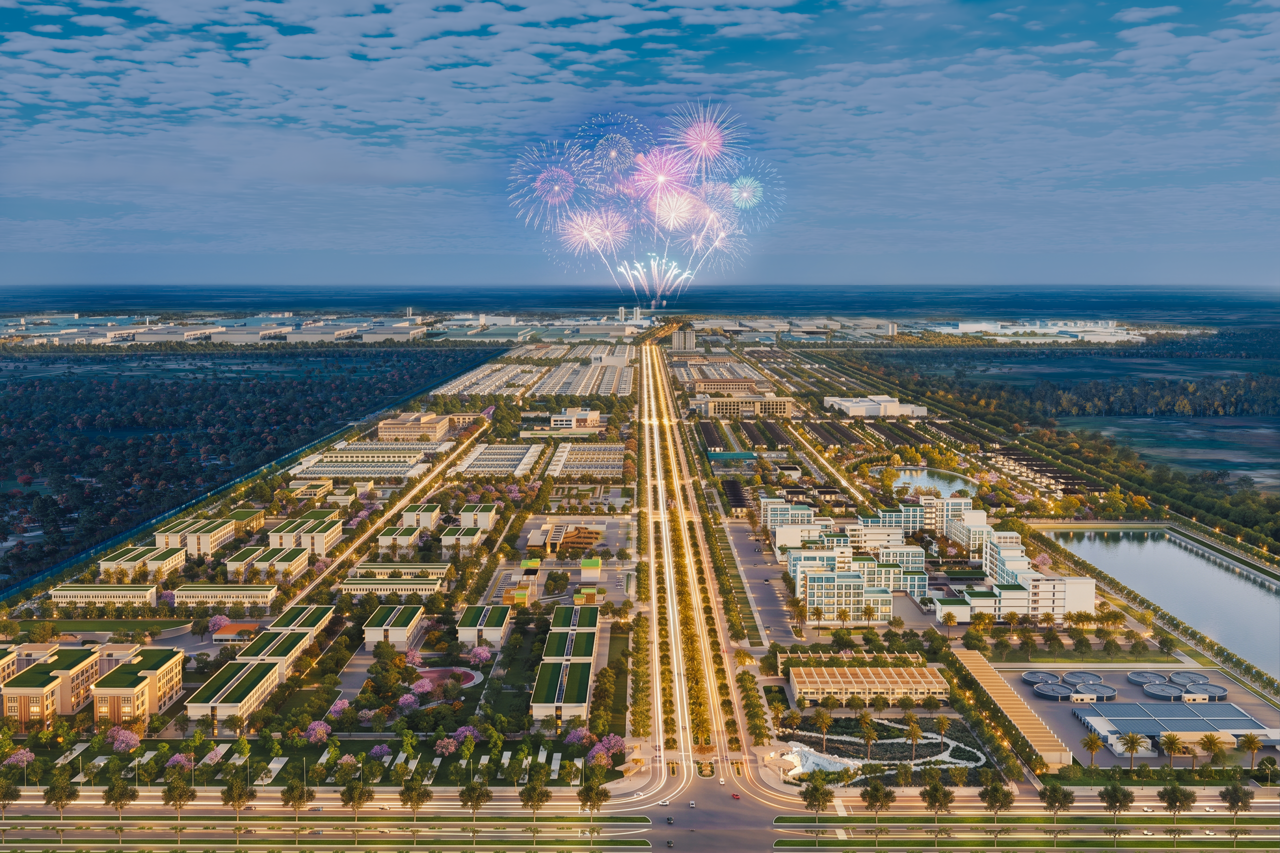 Phối cảnh Phước Đông New City