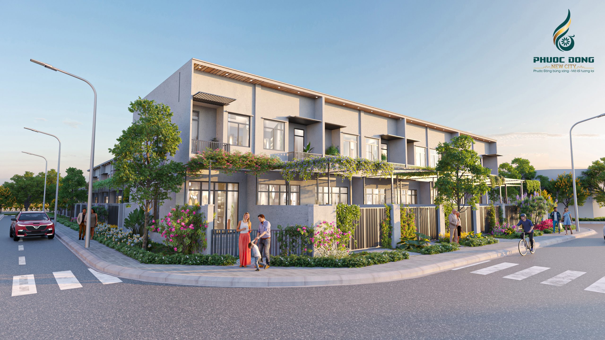 Phối cảnh 1 trệt 1 lầu